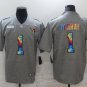Activewear  Uniform #1 Kyler Murray Jerseys Gray Baseball CoolBase Shirt