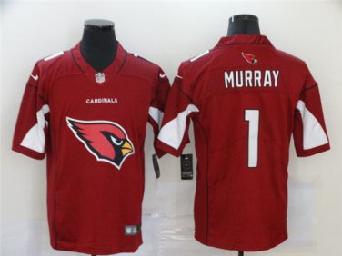 Activewear  Uniform #1 Kyler Murray Jerseys Red Team Big Logo Limited Shirt