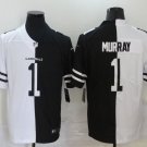 Activewear  Uniform #1 Kyler Murray Jerseys White Black Peaceful Coexisting Shirt