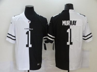 Activewear  Uniform #1 Kyler Murray Jerseys White Black Peaceful Coexisting Shirt