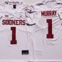 Activewear  Uniform #1 Kyler Murray Jerseys White OK Sooners College Shirt