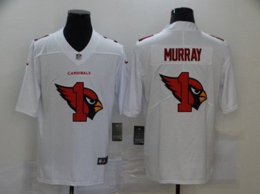 Activewear  Uniform #1 Kyler Murray Jerseys White Shadow Logo Limited Shirt