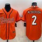 Activewear  Uniform #2 Evan McPherson Jerseys Orange Baseball CoolBase Shirt