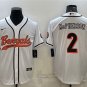 Activewear  Uniform #2 Evan McPherson Jerseys White Baseball CoolBase Shirt