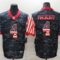 Activewear  Uniform #4 Dak Prescott Jerseys Camo Usa Flag Salute To Service Shirt