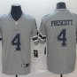 Activewear  Uniform #4 Dak Prescott Jerseys Gray Inverted Limited Shirt