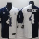 Activewear  Uniform #4 Dak Prescott Jerseys Split Blue
