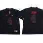 Activewear  Uniform #4 Jerry Jeudy Jerseys Black AL Crimson Tide College Shirt