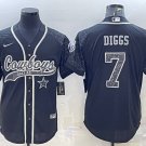 Activewear  Uniform #7 Trevon Diggs Jerseys Black Mexico Limited Shirt