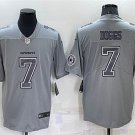 Activewear  Uniform #7 Trevon Diggs Jerseys Gray Atmosphere Fashion Limited Shirt