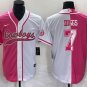 Activewear  Uniform #7 Trevon Diggs Jerseys Split Pink