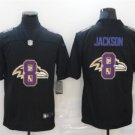 Activewear  Uniform #8 Lamar Jackson Jerseys Black Shadow Logo Limited Shirt
