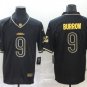 Activewear  Uniform #9 Joe Burrow Jerseys Black Golded Edition Limited Shirt