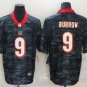 Activewear  Uniform #9 Joe Burrow Jerseys Camo Limited Shirt