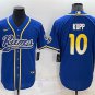 Activewear  Uniform #10 Cooper Kupp Jerseys Royal Baseball CoolBase Shirt