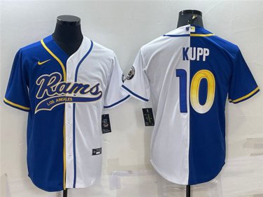 Activewear  Uniform #10 Cooper Kupp Jerseys Split Royal
