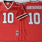 Activewear  Uniform #10 Steve Bartkowski Jerseys Vintage Red Throwback Shirt