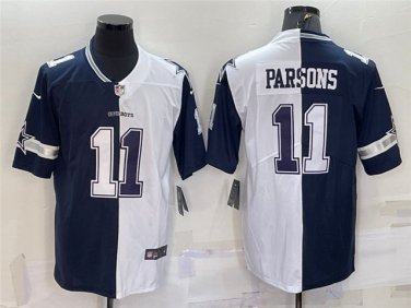 Activewear  Uniform #11 Micah Parsons Jerseys Split Blue