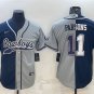 Activewear  Uniform #11 Micah Parsons Jerseys Split Navy