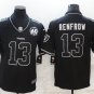 Activewear  Uniform #13 Hunter Renfrow Jerseys Black Shadow 60th Patch Limited Shirt