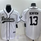 Activewear  Uniform #13 Hunter Renfrow Jerseys White Baseball CoolBase Shirt