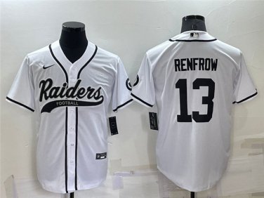 Activewear  Uniform #13 Hunter Renfrow Jerseys White Baseball CoolBase Shirt