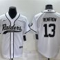 Activewear  Uniform #13 Hunter Renfrow Jerseys White Baseball CoolBase Shirt