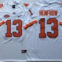 Activewear  Uniform #13 Hunter Renfrow Jerseys White Clemson Tigers Shirt