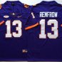 Activewear  Uniform #13 Hunter Renfrow Jerseys White Clemson Tigers Shirt