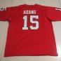 Activewear  Uniform #15 Davante Adams Jerseys Red Fresno Bulldogs Shirt