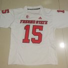 Activewear  Uniform #15 Davante Adams Jerseys White Fresno Bulldogs Shirt