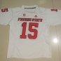 Activewear  Uniform #15 Davante Adams Jerseys White Fresno Bulldogs Shirt