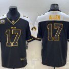 Activewear  Uniform #17 Josh Allen Jerseys Black Golded Baseball CoolBase Shirt