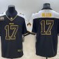 Activewear  Uniform #17 Josh Allen Jerseys Black Golded Baseball CoolBase Shirt