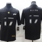 Activewear  Uniform #17 Josh Allen Jerseys Black Shadow Fashion Limited Shirt