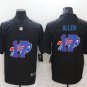 Activewear  Uniform #17 Josh Allen Jerseys Black Shadow Logo Limited Shirt