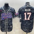 Activewear  Uniform #17 Josh Allen Jerseys Grey