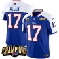 Activewear  Uniform #17 Josh Allen Jerseys Navy Baseball CoolBase Shirt
