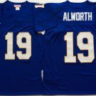 Activewear  Uniform #19 Lance Alworth Jerseys Vintage Royal Throwback Shirt