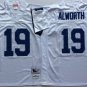 Activewear  Uniform #19 Lance Alworth Jerseys Vintage White Throwback Shirt