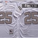 Activewear  Uniform #25 Fred Biletnikoff Jerseys Vintage White Throwback Shirt