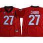 Activewear  Uniform #27 Nick Chubb Jerseys Red GA Bulldogs College Shirt