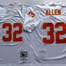 Activewear  Uniform #32 Marcus Allen Jerseys M&N Vintage White Throwback Shirt