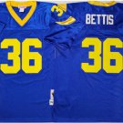 Activewear  Uniform #36 Jerome Bettis Jerseys Vintage Royal Throwback Shirt