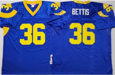 Activewear  Uniform #36 Jerome Bettis Jerseys Vintage Royal Throwback Shirt