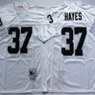 Activewear  Uniform #37 Lester Hayes Jerseys M&N Vintage White Throwback Shirt