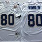 Activewear  Uniform #80 Kellen Winslow Jerseys Vintage White Throwback Shirt