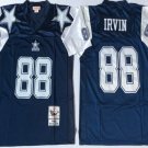 Activewear  Uniform #88 Michael Irving Jerseys Vintage Navy Throwback Shirt