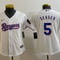 Activewear Baseball Uniform 5 Corey Seager Jerseys White Home Limited Player Shirt