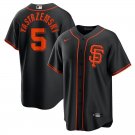 Activewear Baseball Uniform 5 Mike Yastrzemski Jerseys Black Alternate Player Shirt